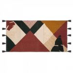 Bawełniany dywan w stylu etno 140×70 cm