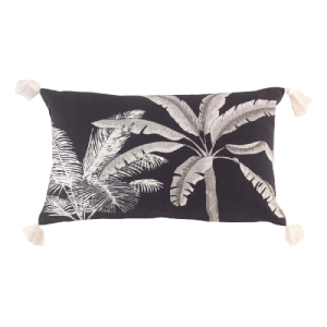 Poduszka dekoracyjna z motywem palmy 50×30