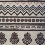 Prostokątny dywan bawełniany z frędzlami motyw aztecki