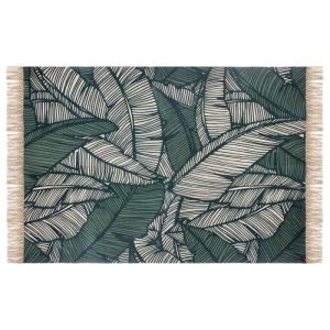 Dywan bawełniany z kolekcji Jungle liście 170×120 cm